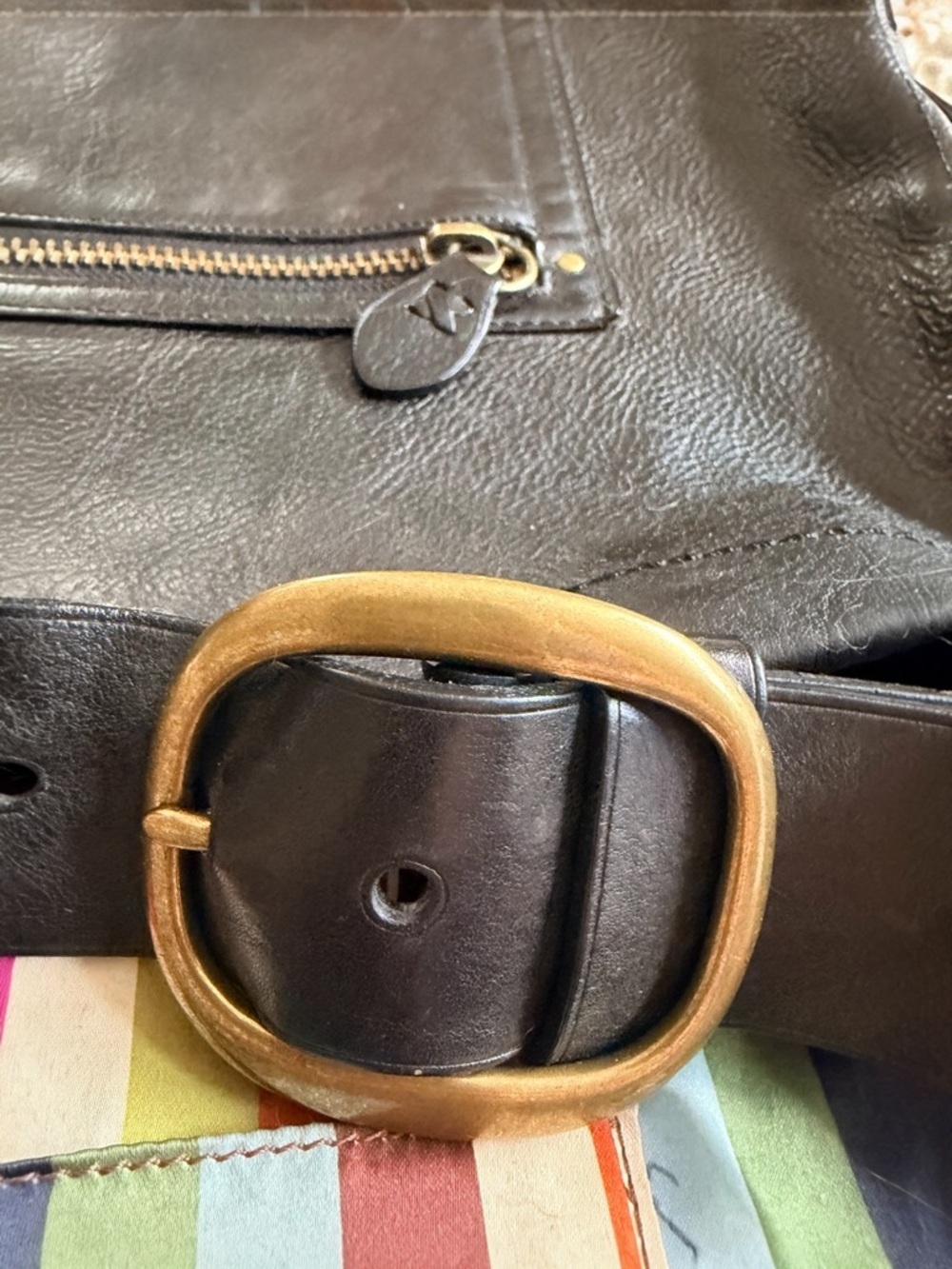 Vintage Coach Legacy Thompson XL Hobo Black Leather Bag 11374 Shoulder Tassel - Picture 13 of 13
